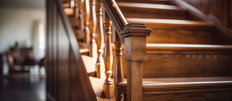 Interior Stairs Staining