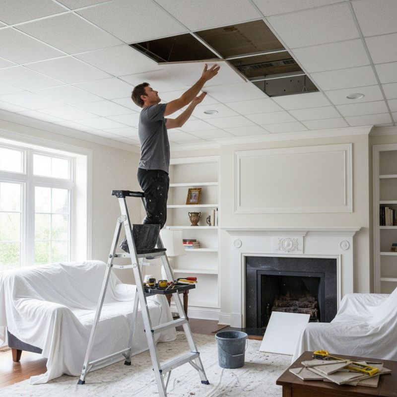 Swirled Ceiling Removal